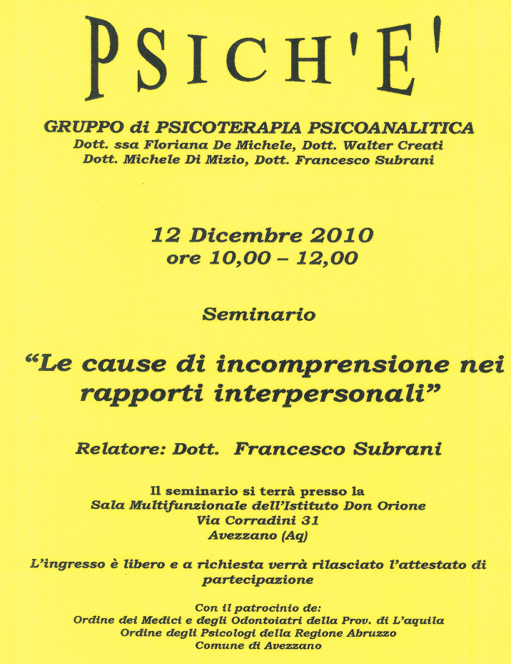 Le cause d'incomprensione nei rapporti interpersonali